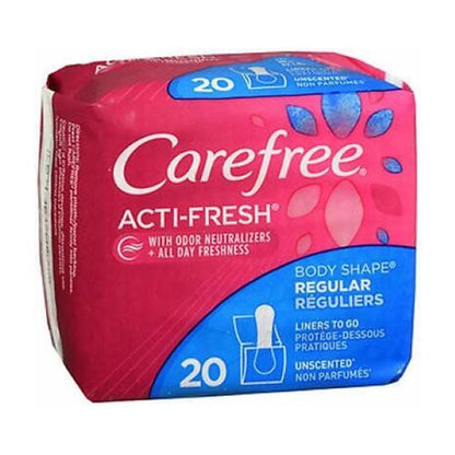 Carefree Actifresh Reg To Go 20Ct