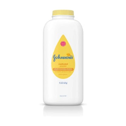 J&J Baby Med Powder 15Oz