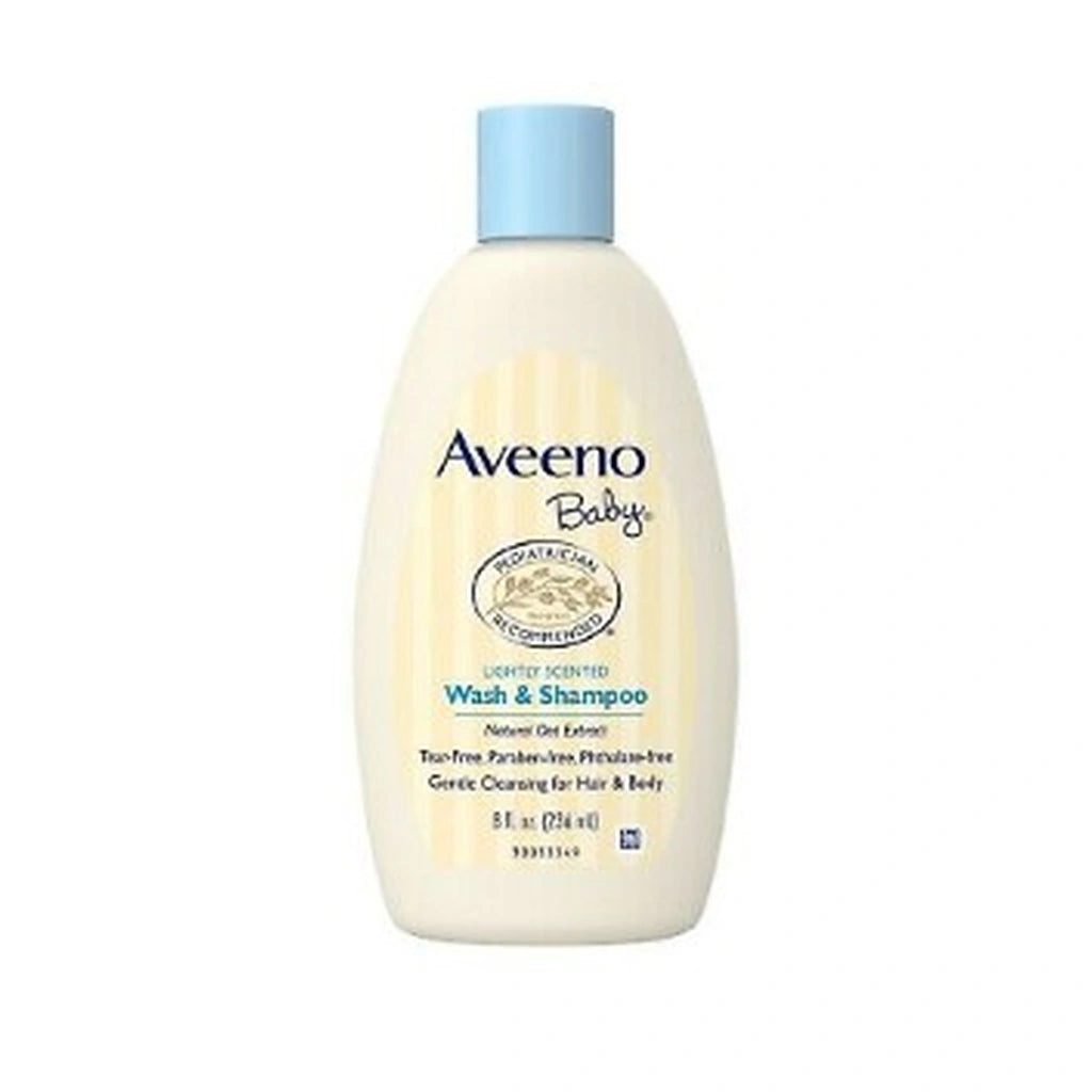 Aveeno Baby Wsh& Sham 8Oz