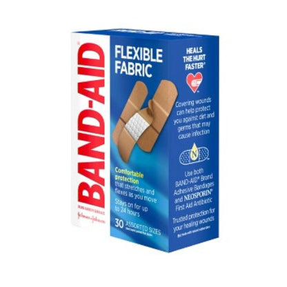 Band-Aid Assorted Flexible Fabric 30Ct