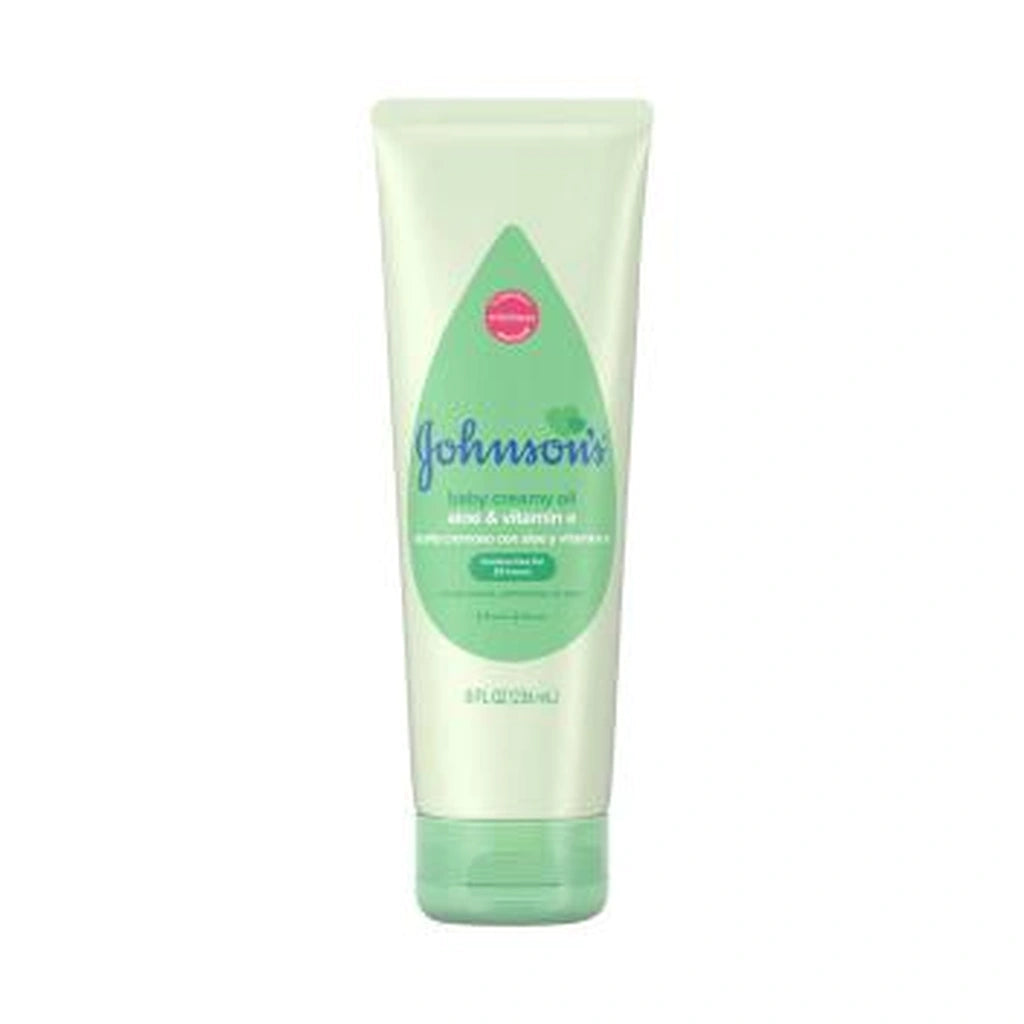 Johnson'S Creamy Oil Aloe & Vit E 8Oz