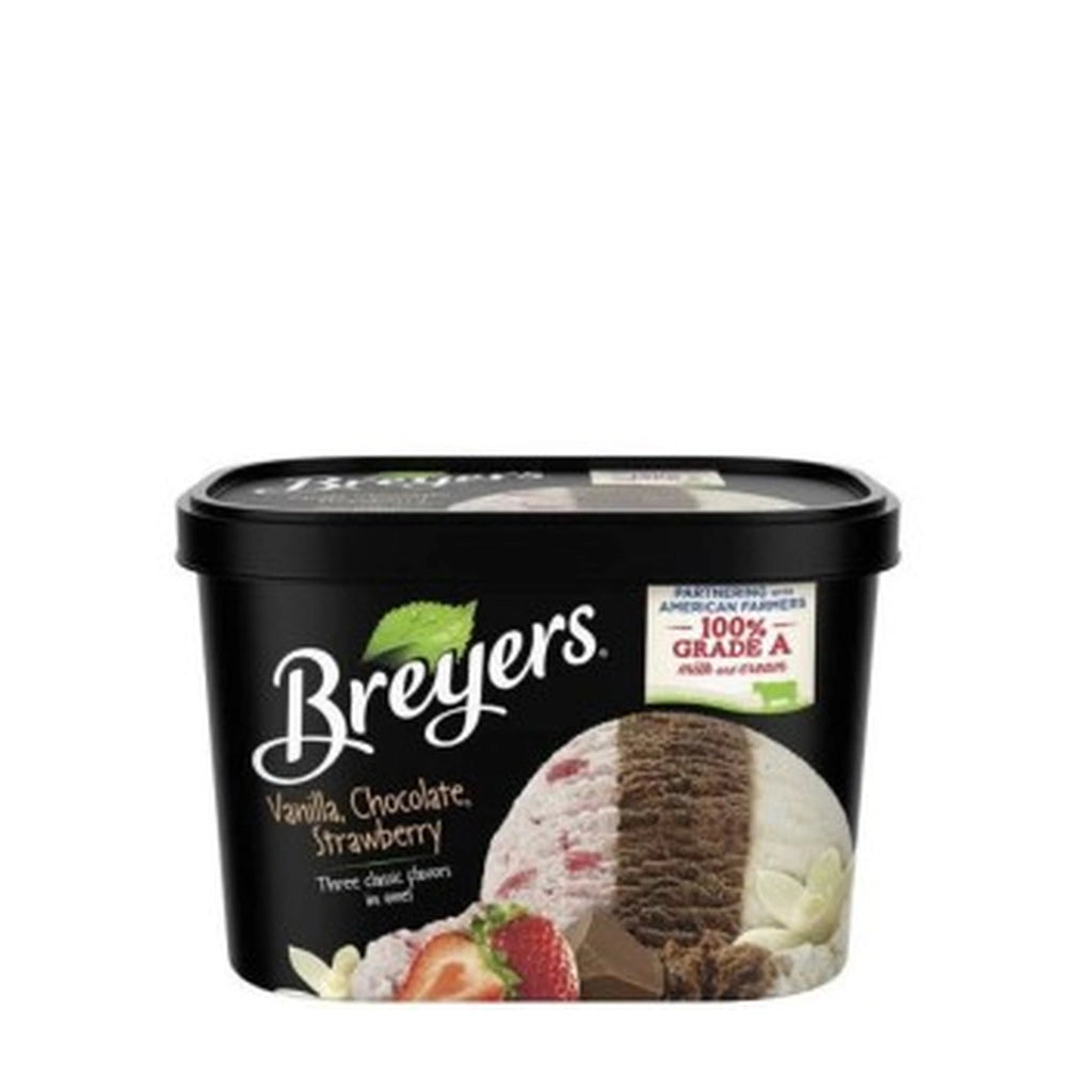 Breyers Vanilla Chocolate Strawberry Ice