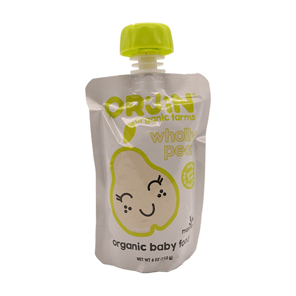 Orijin Organic Wholly Pear Baby Food 113