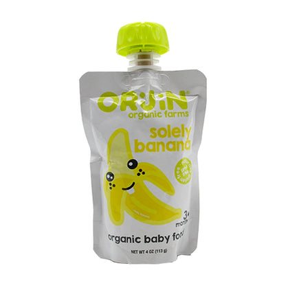 Orijin Organic Solely Banana Baby Food 1