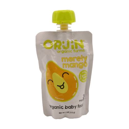 Orijin Organic Merely Mango Baby Food 11