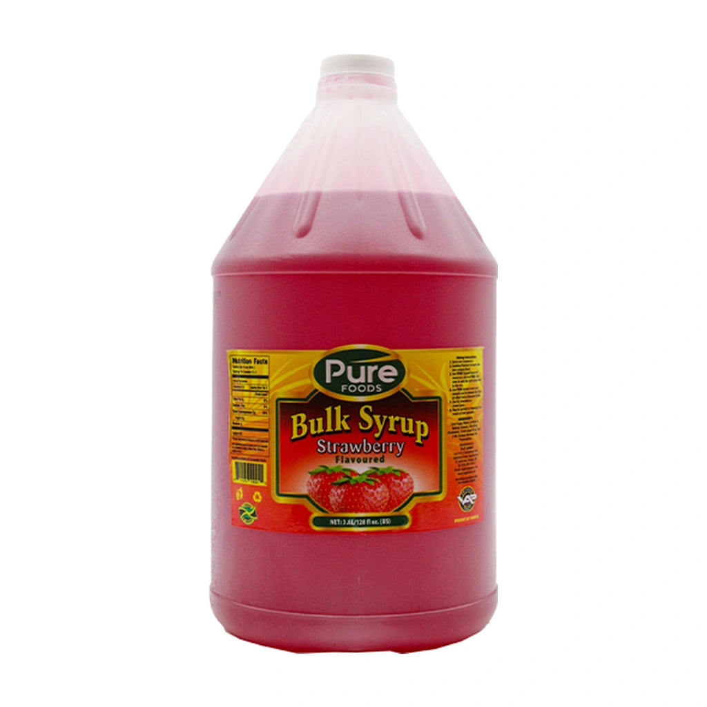 Pure Bulk Syrup S/Berry 3.8Lt