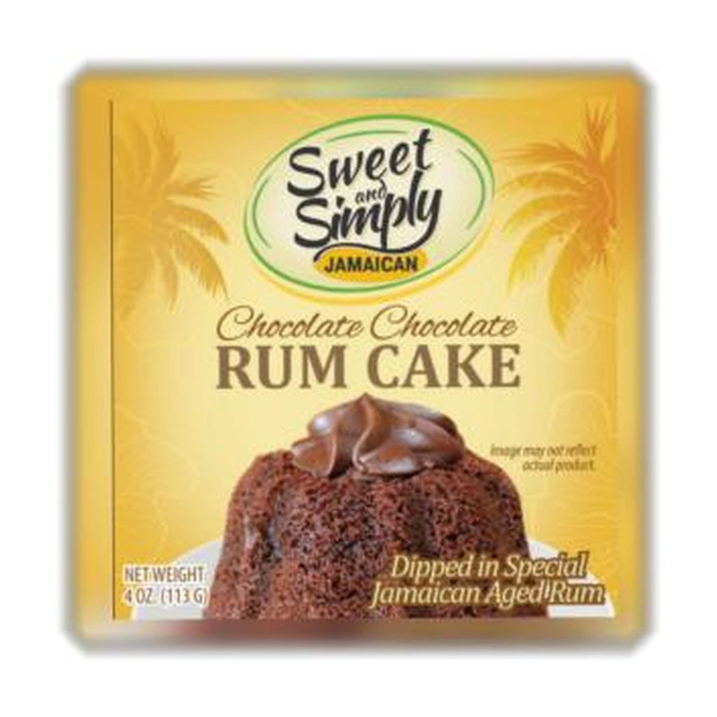 Sweet & Simply Chocolate Rum Cake 4Oz