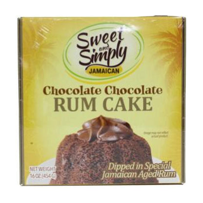 Sweet & Simply Chocolate Rum Cake 16Oz
