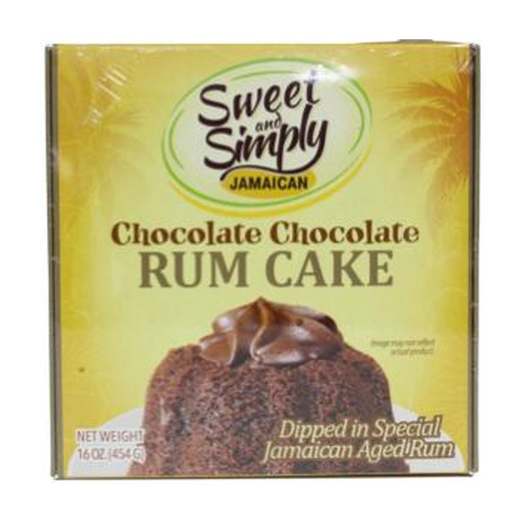 Sweet & Simply Chocolate Rum Cake 16Oz