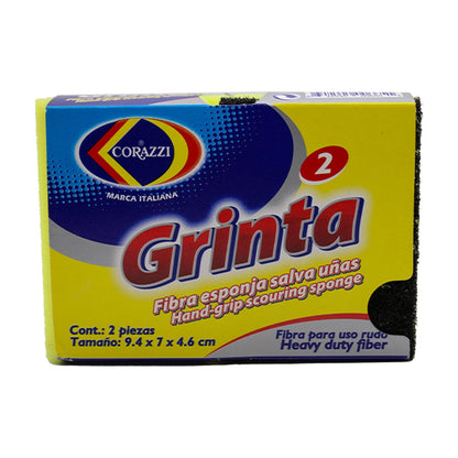 Grinta 2Pc Scrub Sponge