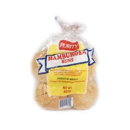 Purity Hamburger Rolls 450G
