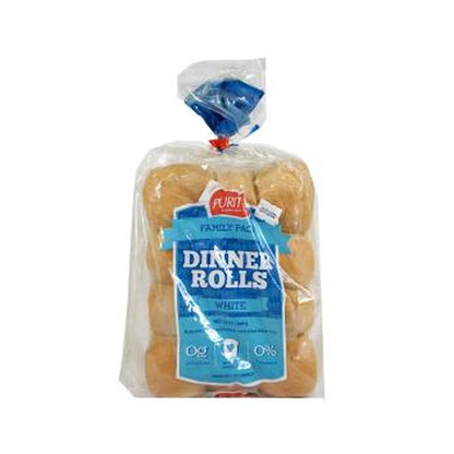Purity Dinner Rolls Whte 340G
