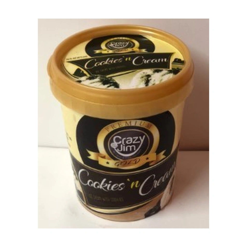 Crazy Jim Cookies 'N Cream 473Ml