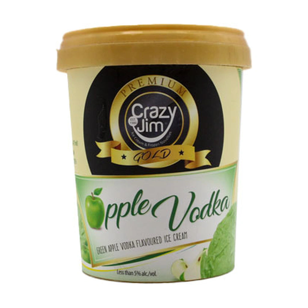 Crazy Jim Apple Vodka 473Ml