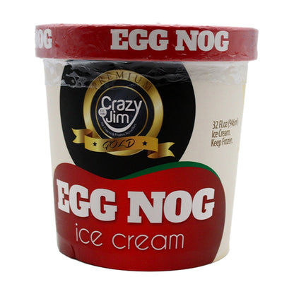 Crazy Jim Egg Nog 614 32Oz