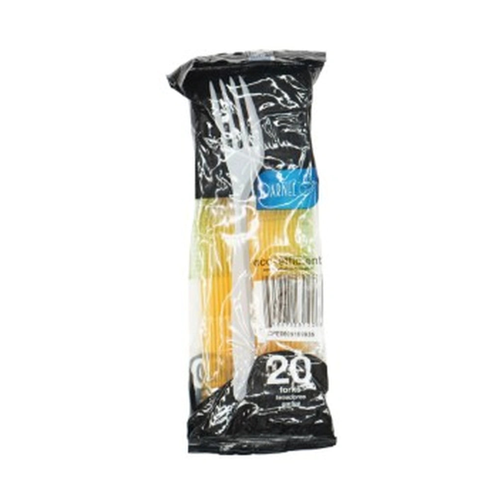 Darnel Forks Clear Yellow 20Ct