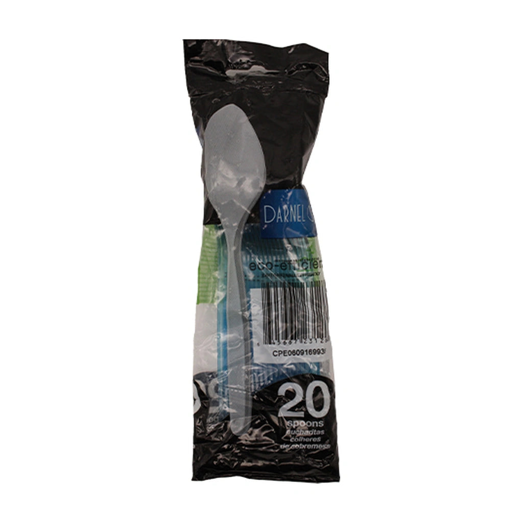 Darnel Spoons Clear Blue 20Ct