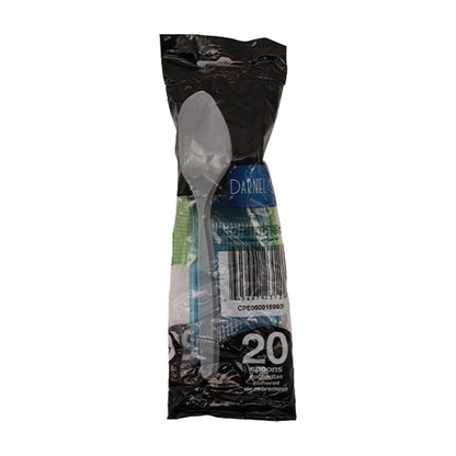 Darnel Spoons Clear Blue 20Ct