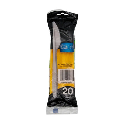 Darnel Knife Clear Yellow 20Ct