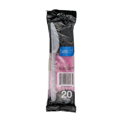Darnel Knife Clear Pink 20Ct