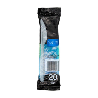 Darnel Knife Clear Blue 20Ct