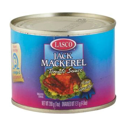Lasco Jack Mackerel In Tomato Sauce 7Oz