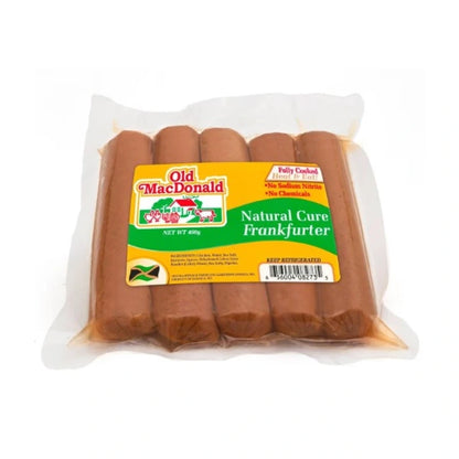 Old Mac Natural Cure Franks400G