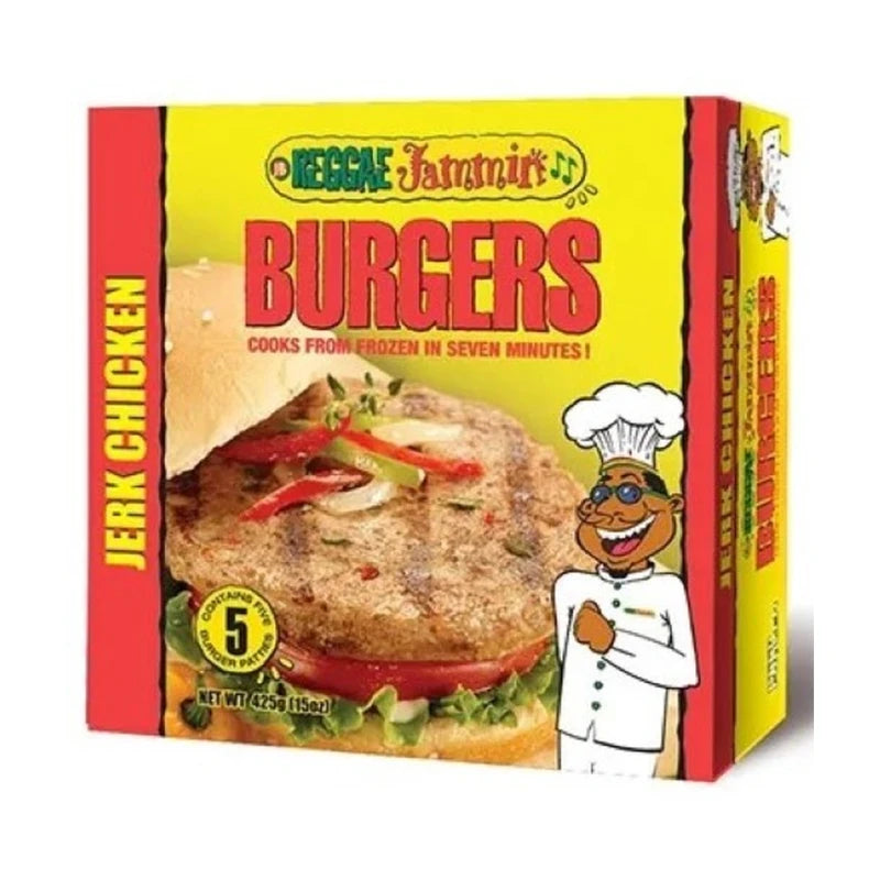 Reggae Jammin Jerk 645 Burger 425G
