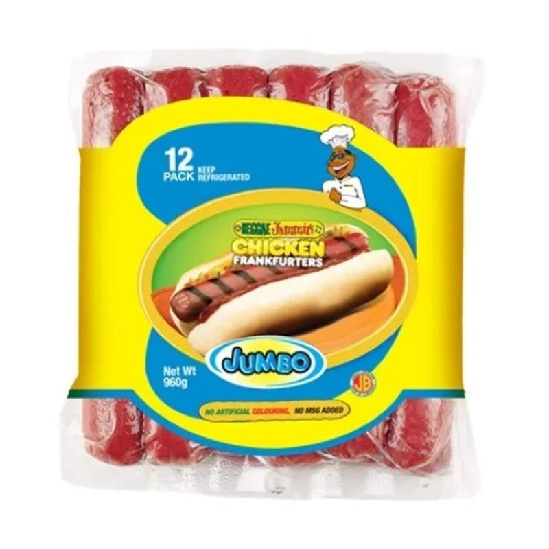 Reggae Jammin Jumbo 645 Franks 900G