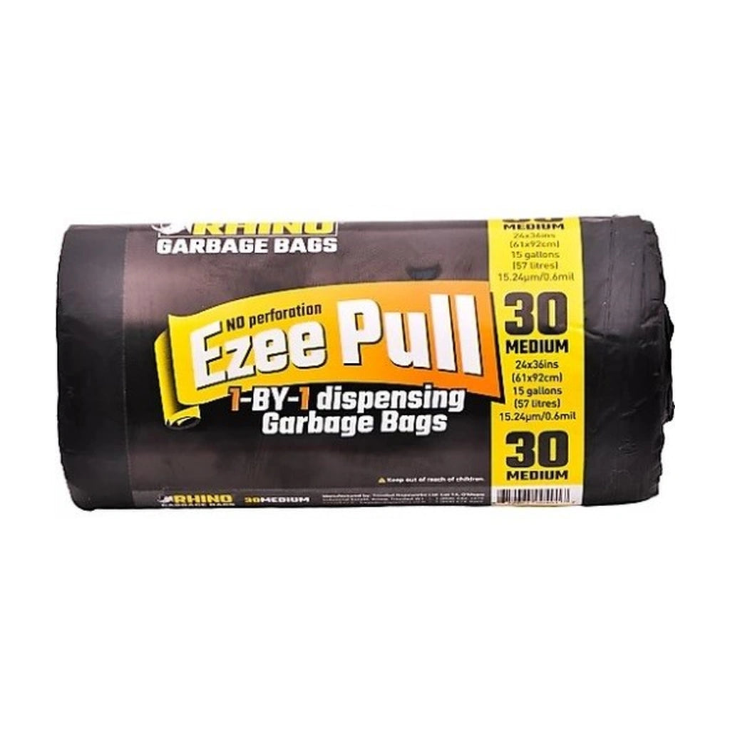 Rhino Garbage Bags Medium 24X36 30Ct