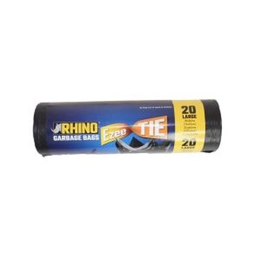 Rhino Ezee Tie Garbage Bags Large 20Ct