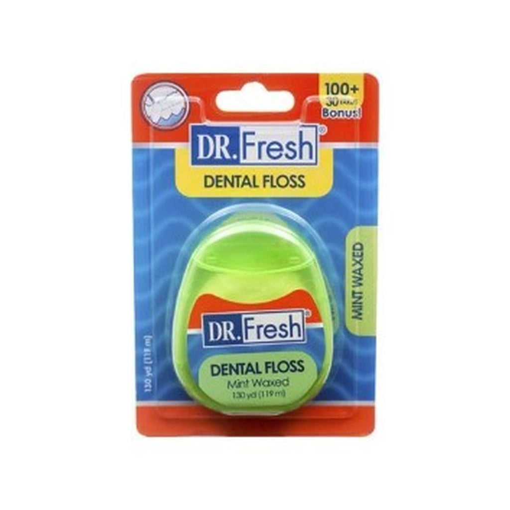 Dr.Fresh Wax Mint Floss 130Yd