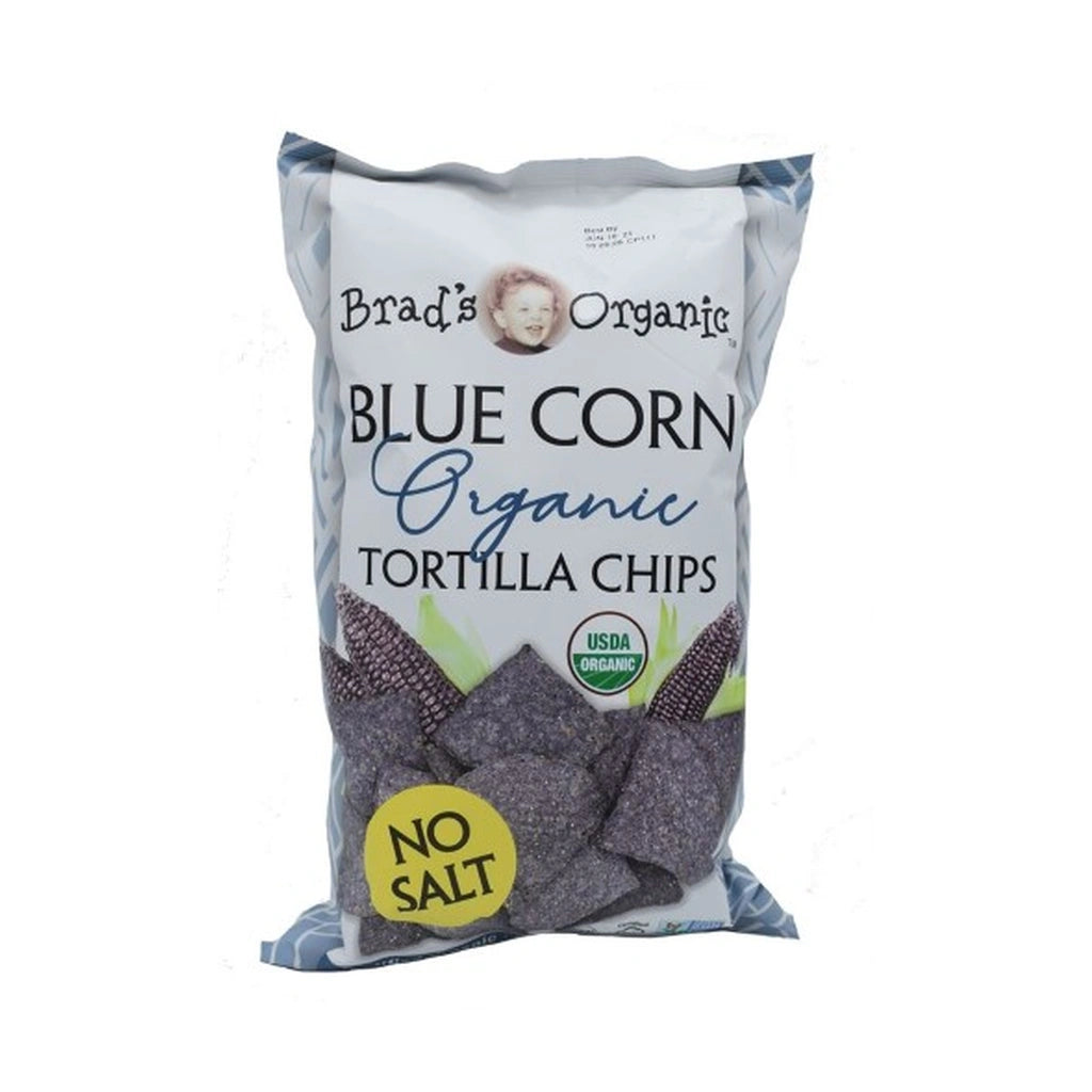 Brad'S Chips Organic Tortilla Blue Corn