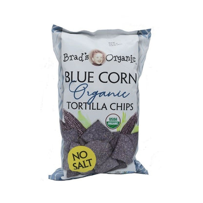 Brad'S Chips Organic Tortilla Blue Corn
