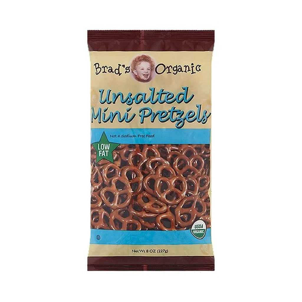 Brad'S Pretzels Unsalted Mini (Low Fat)