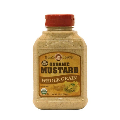 Brad'S Mustard Whole Grain/Glu Free 10O