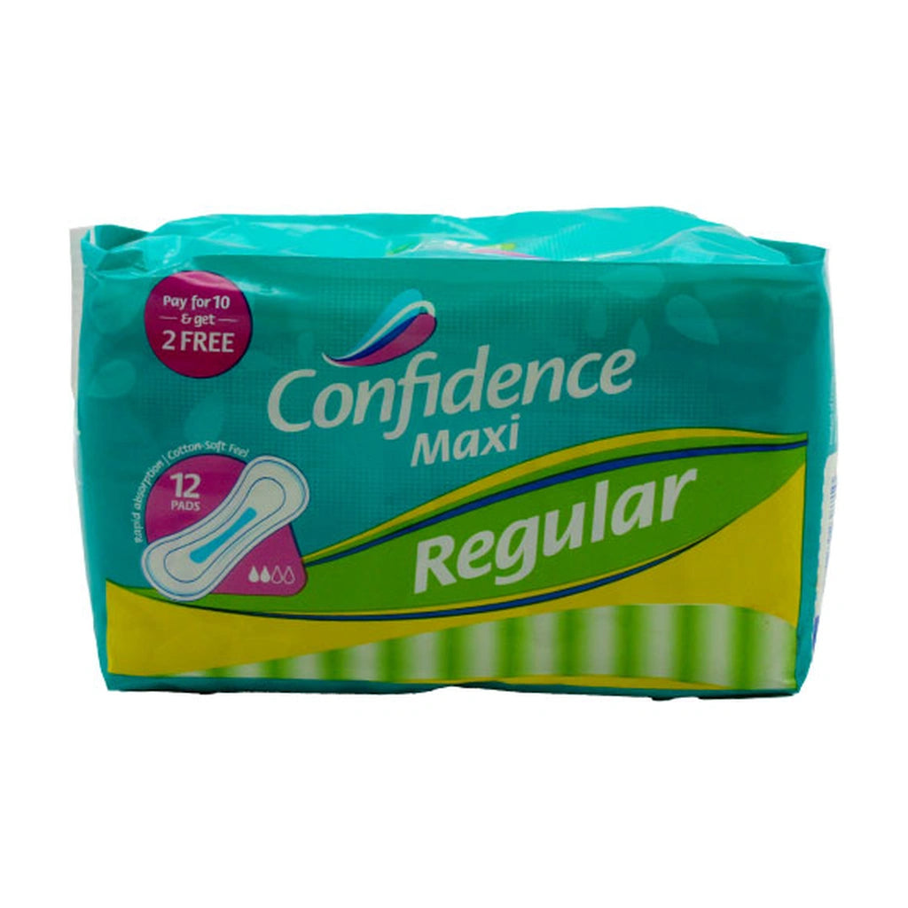 Confidence Sanitary Napkin Reg 12Pk