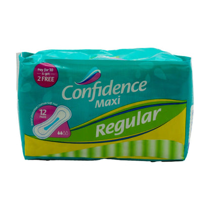 Confidence Sanitary Napkin Reg 12Pk