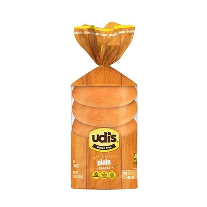 Udi'S Bagel Plain Gluten Free 13.9Oz
