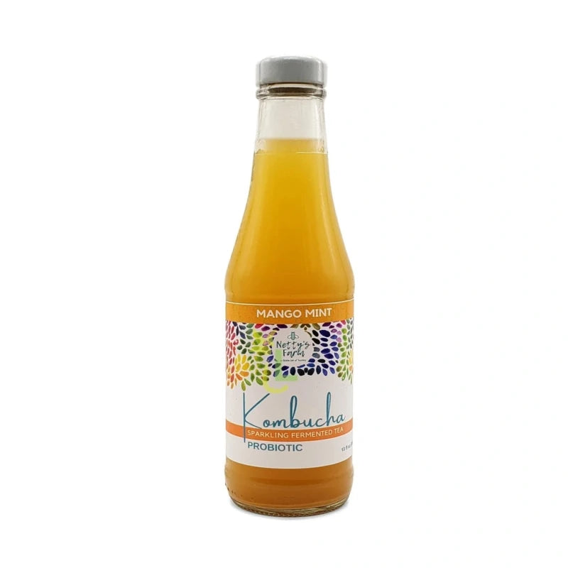 Netty'S Farm Mango Mint Kombucha Drink 3