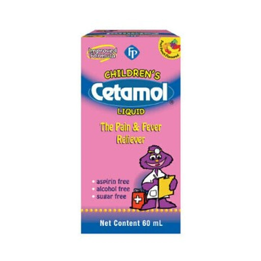 Cetamol Child Liquid Pain Relief 60Ml