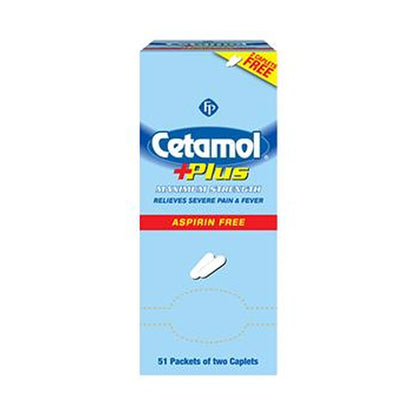 Cetamol Plus Caplet 100:S(50*2