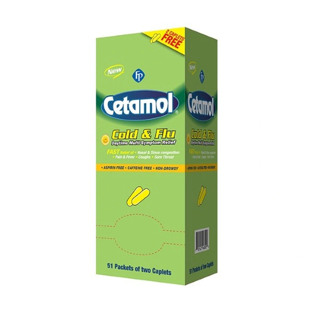 Cetamol Cold And Flu Day Caps 100S