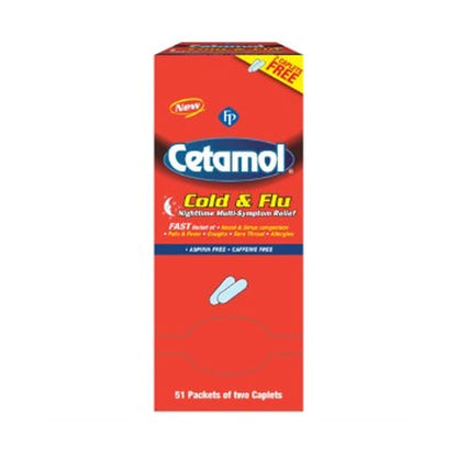 Cetamol C&F Night Caps 100:S