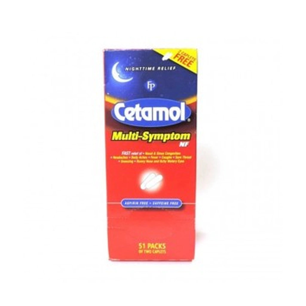 Cetamol Multisymptom Nf Night 100S 325Mg