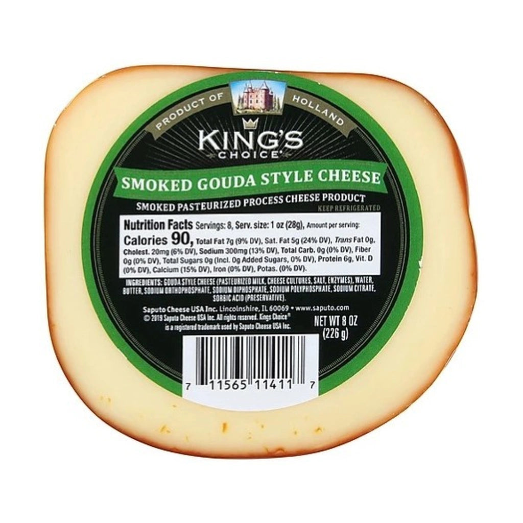 King'S Choice Smoked Gouda 683 8Oz