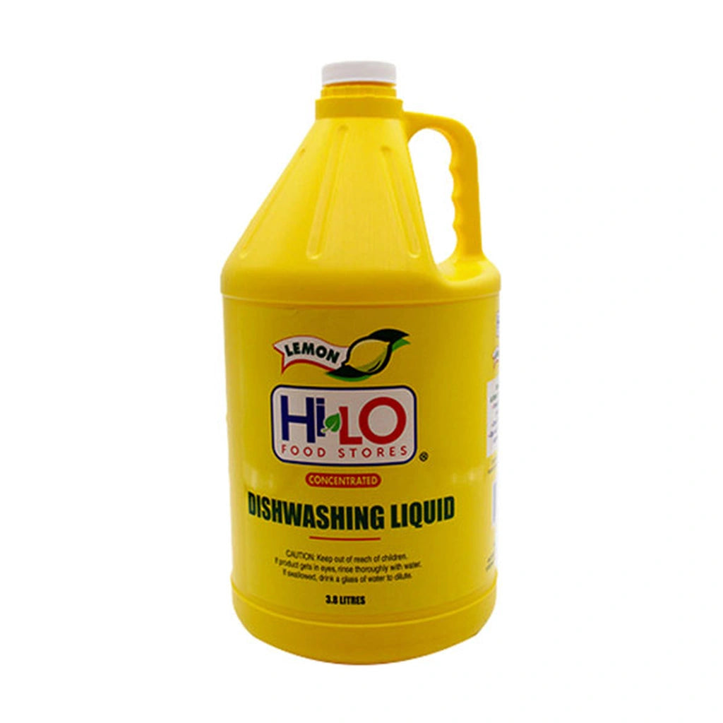 Hi-Lo Dishwashing Liquid Lemon 3.8Lt