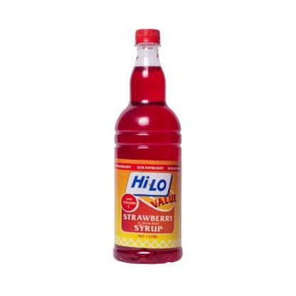 Hi-Lo Strawberry Syrup 1Lt