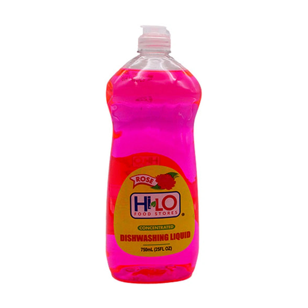 Hi-Lo Rose Dishwashing Liquid 830Ml