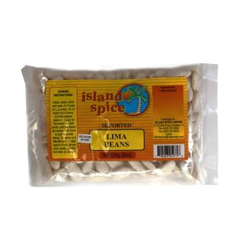 Island Spice Lima Beans 8Oz
